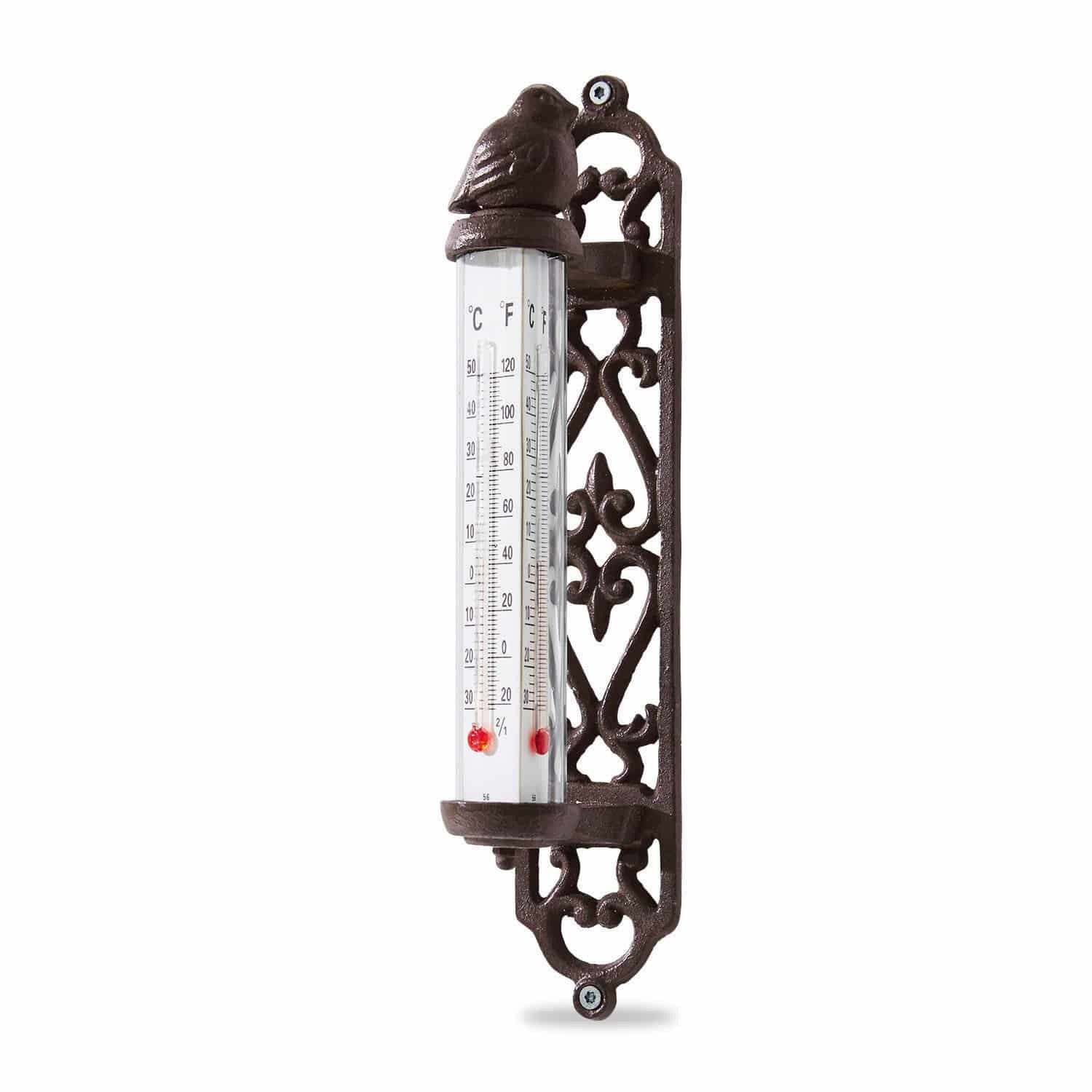 Mirabeau Gartenfigur Thermometer Binyamin braun günstig online kaufen