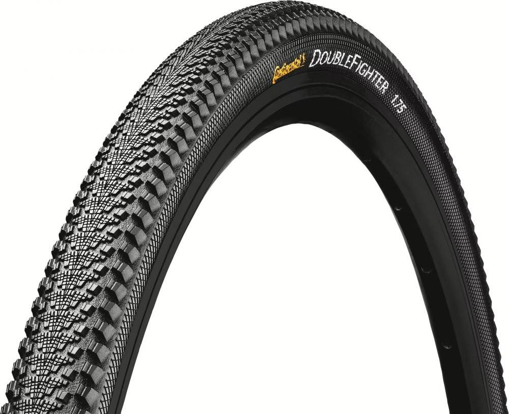 CONTINENTAL Fahrradreifen Continental Reifen Double Fighter III 16x1.75" 47-305 schwarz Draht