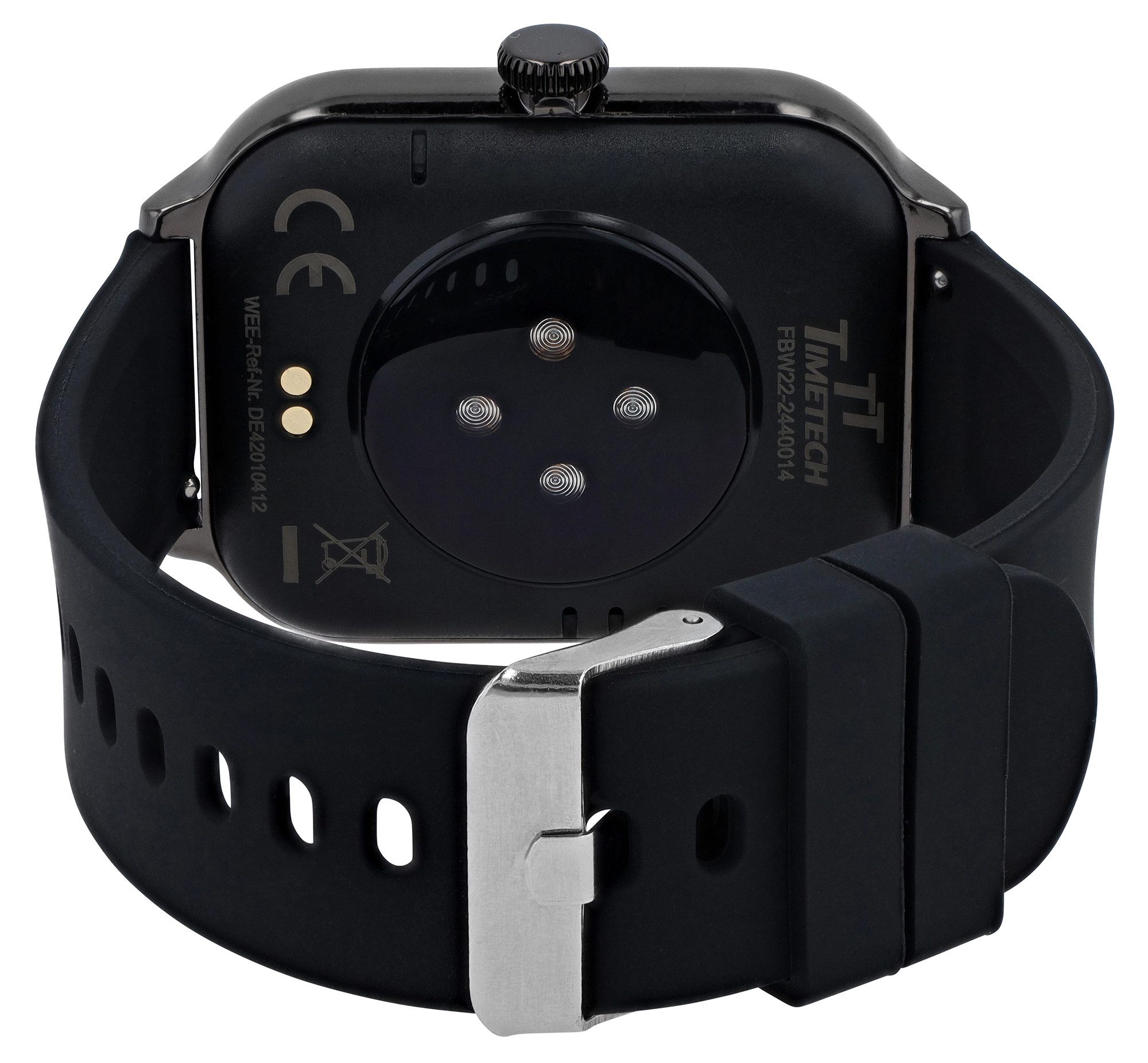 TT TIMETECH Quarzuhr silberfarbig, Mineralglas