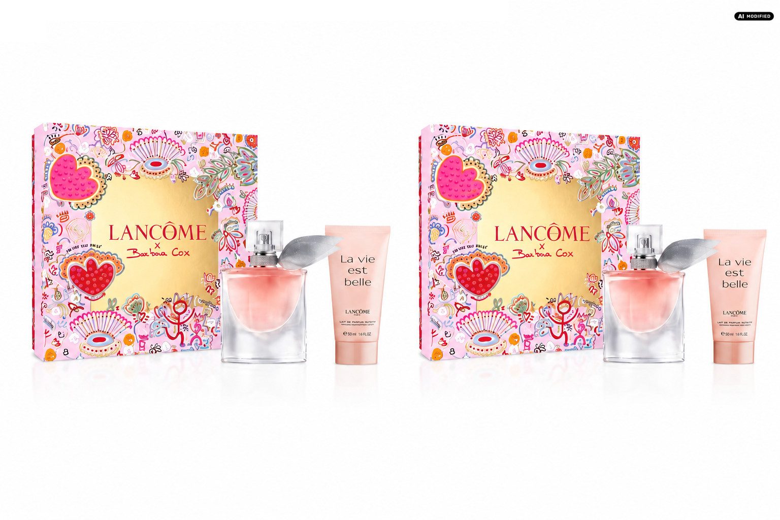 LANCOME Duft-Set Lancome La vie est belle Duft- und Pflegeset 2er Set, 2-tlg., Vorteilspack mit zwei identischen Duft- und Pflegesets