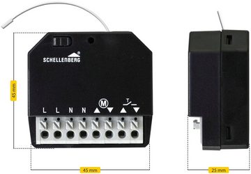 SCHELLENBERG Rollladen-Funksteuerung Funk-Empfangsmodul, für Rollläden & Markisen, 1-tlg., zur Nachrüstung auf 868MHz Funk, für Schellenberg Handsender 20015