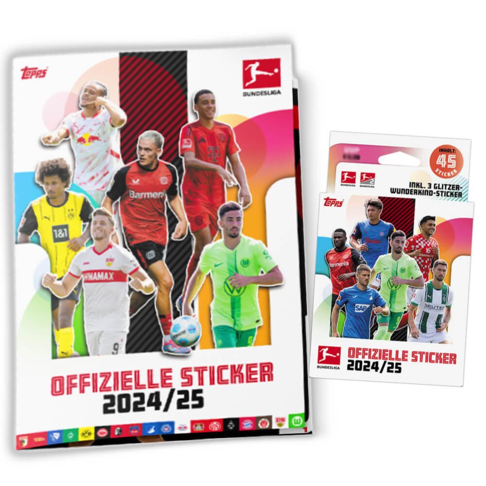 Sammelkarte Topps Bundesliga Sticker 2025 - Fußball Sammelsticker
