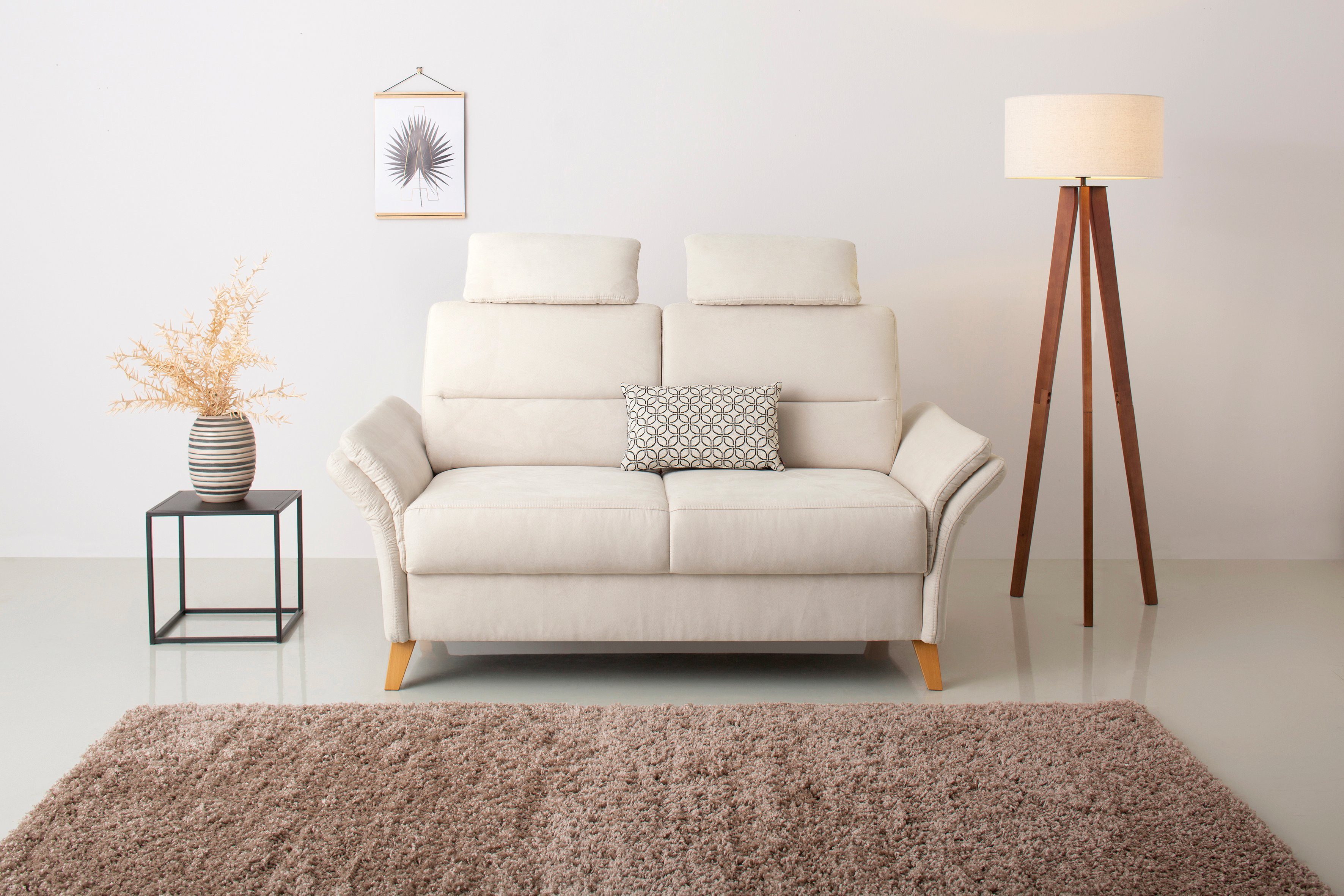 Home affaire 2-Sitzer "Westerland" Federkern-Polsterung. wahlweise mit Arml günstig online kaufen