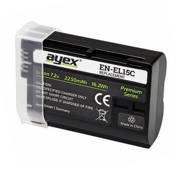 ayex EN-EL15C Leistungsstarker Akku zB Z8 Z7 Z6 D7000 D600 D750 D800E V1 Kamera-Akku