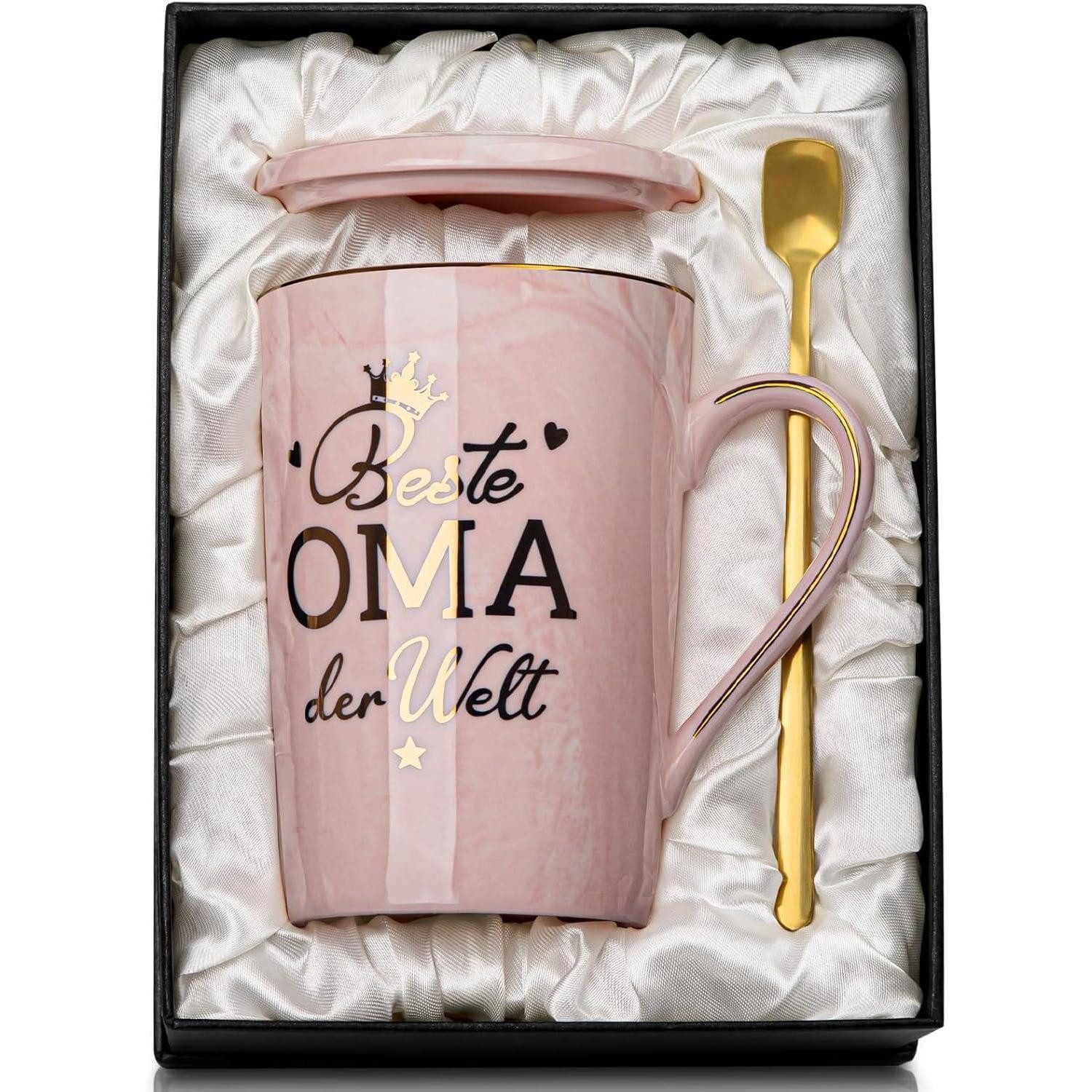 LuxusKollektion Badaccessoire-Set Tasse Beste Oma Muttertag Geburtstag 400m günstig online kaufen