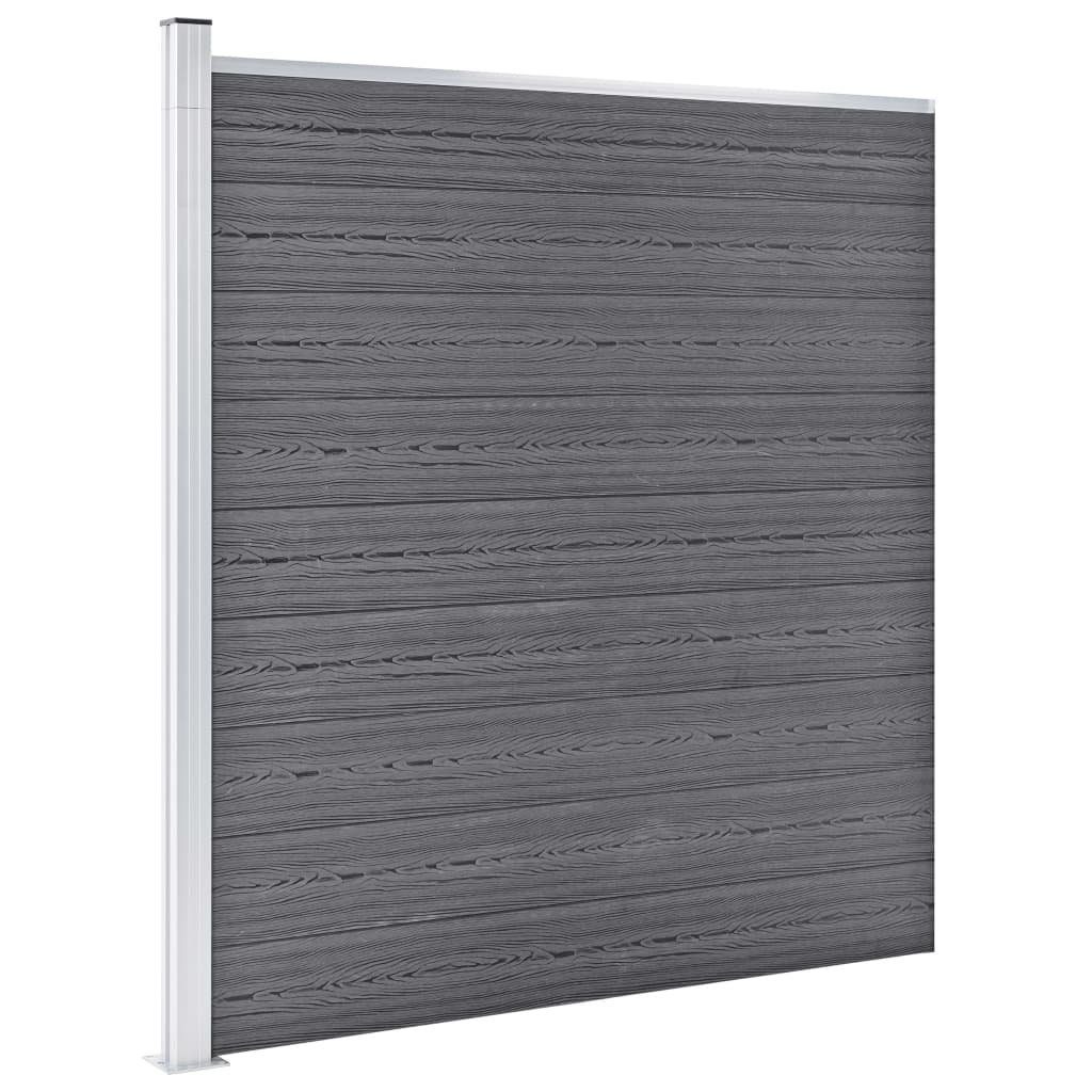 vidaXL Gartenzaun WPC Zaun-Set 10 Quadrate günstig online kaufen