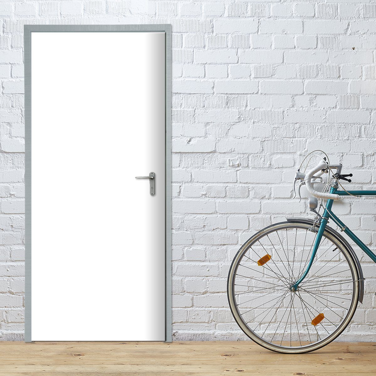 Stickerprofis Türtapete PURE WHITE, Premiumklasse, selbstklebend günstig online kaufen