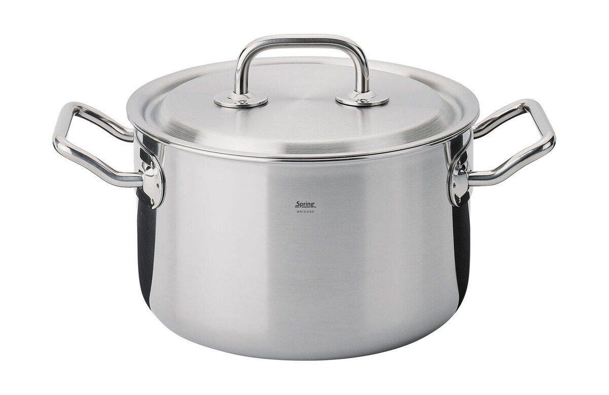 Spring Geschirr-Set Fleischtopf 18 cm Brigade Premium, Aluminium, Edelstahl