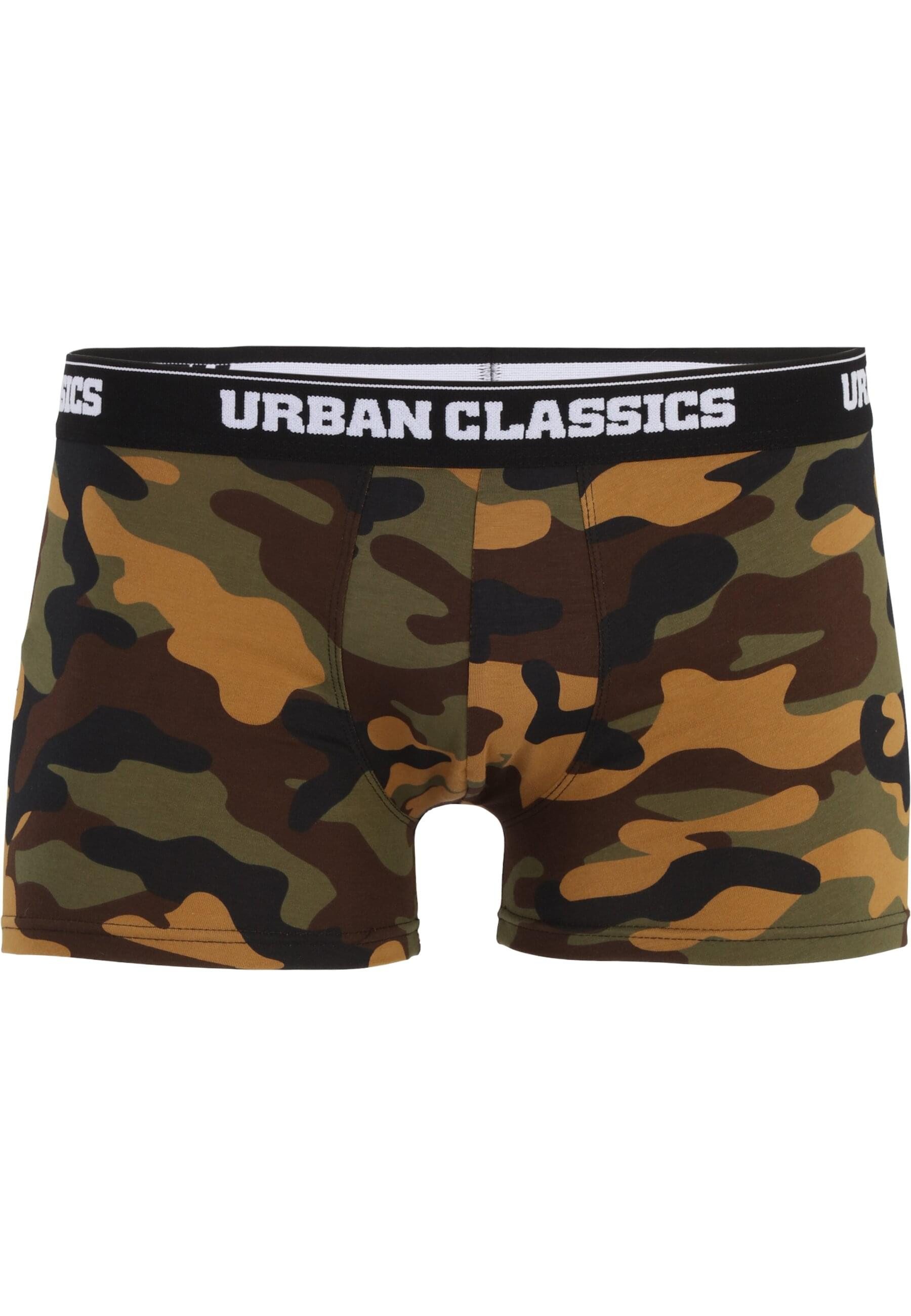 URBAN CLASSICS Boxershorts Urban Classics Herren 2-Pack Camo Boxer Shorts ( günstig online kaufen