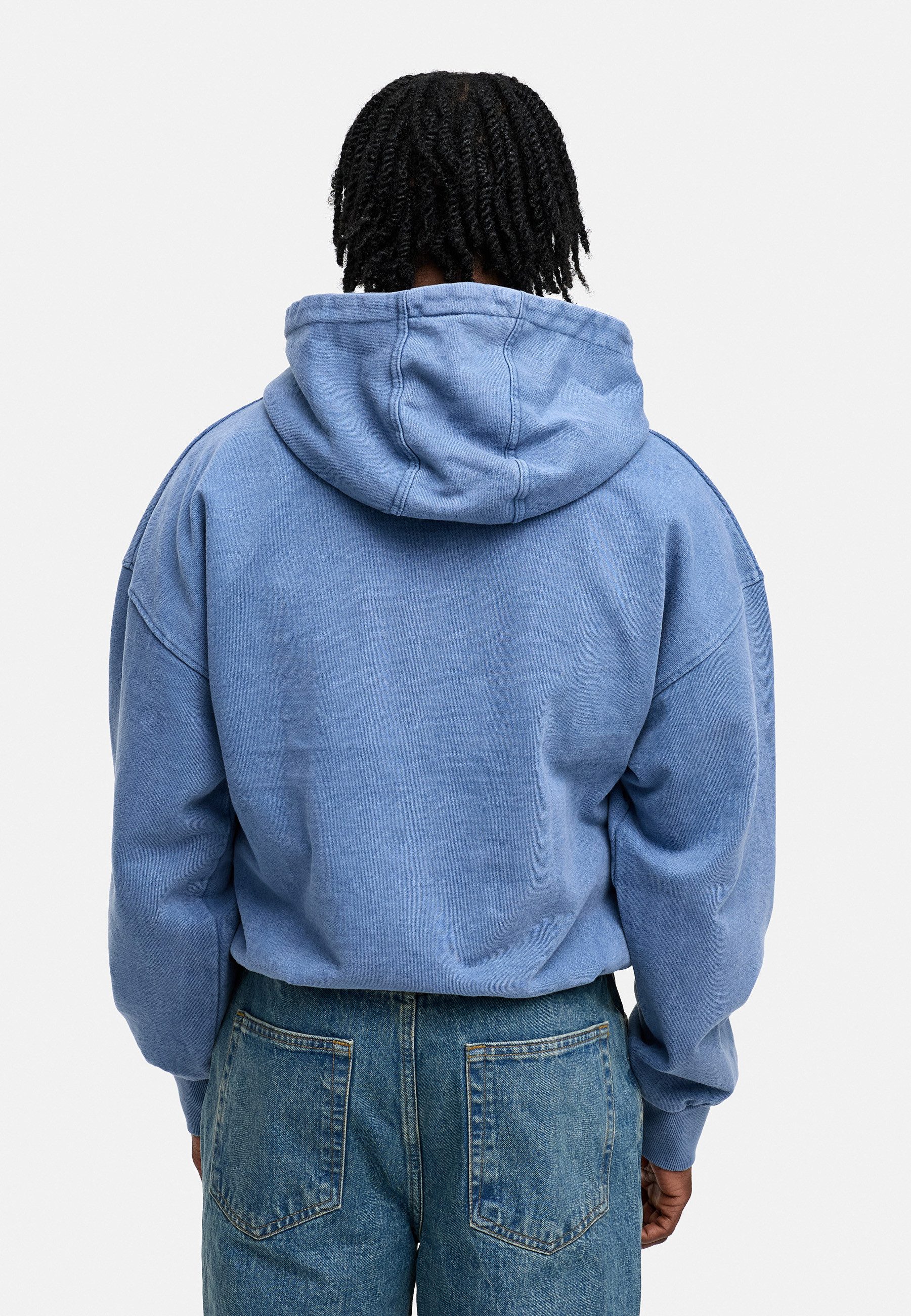 BEHYPE STUDIOS Hoodie IM OVERSIZE BOXY-FIT Herren Cord-less Kapuzenpullover lockeres Kapuzen-Sweatshirt Sweater