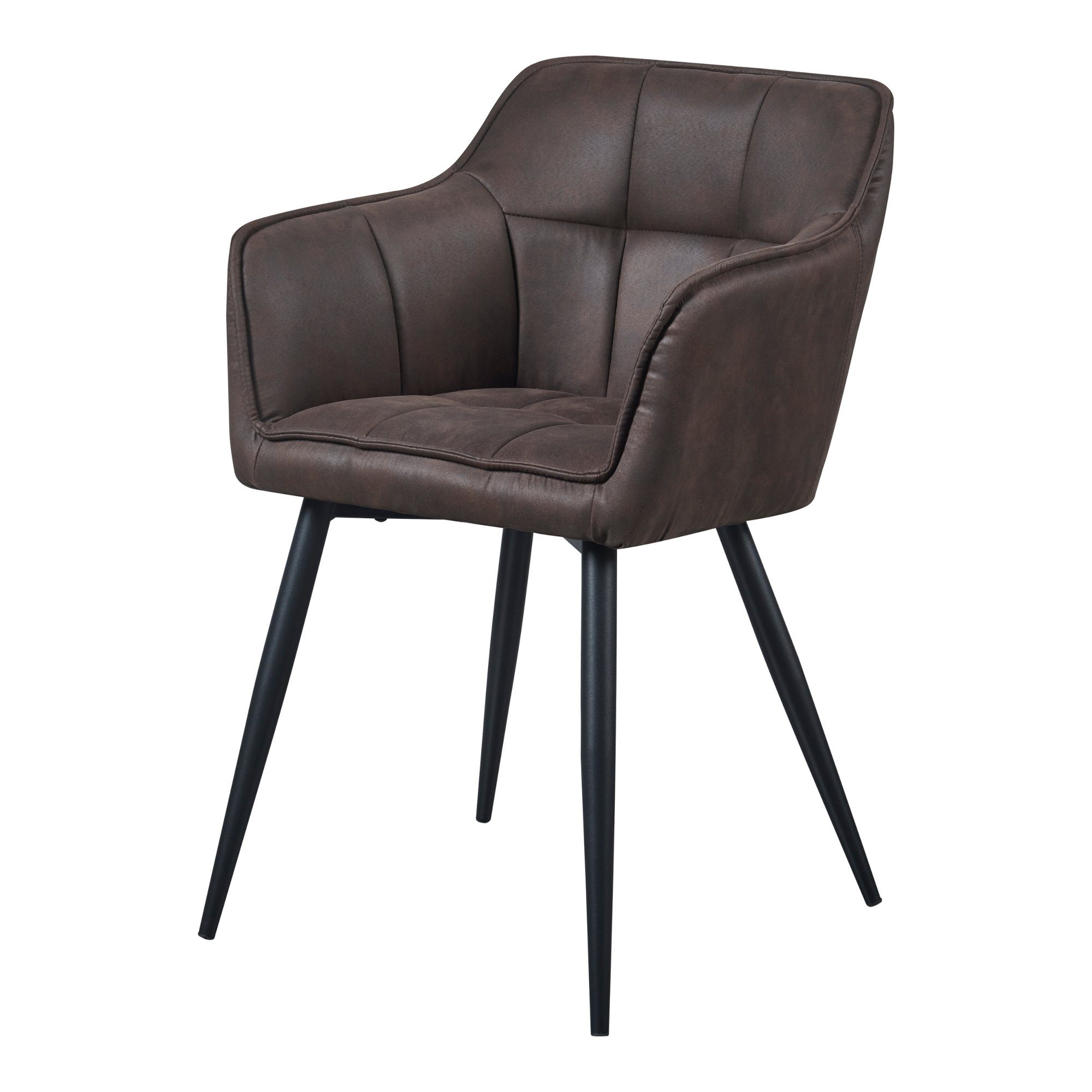en.casa Esszimmerstuhl, »Birmingham« gepolstert 81x57x53 cm günstig online kaufen