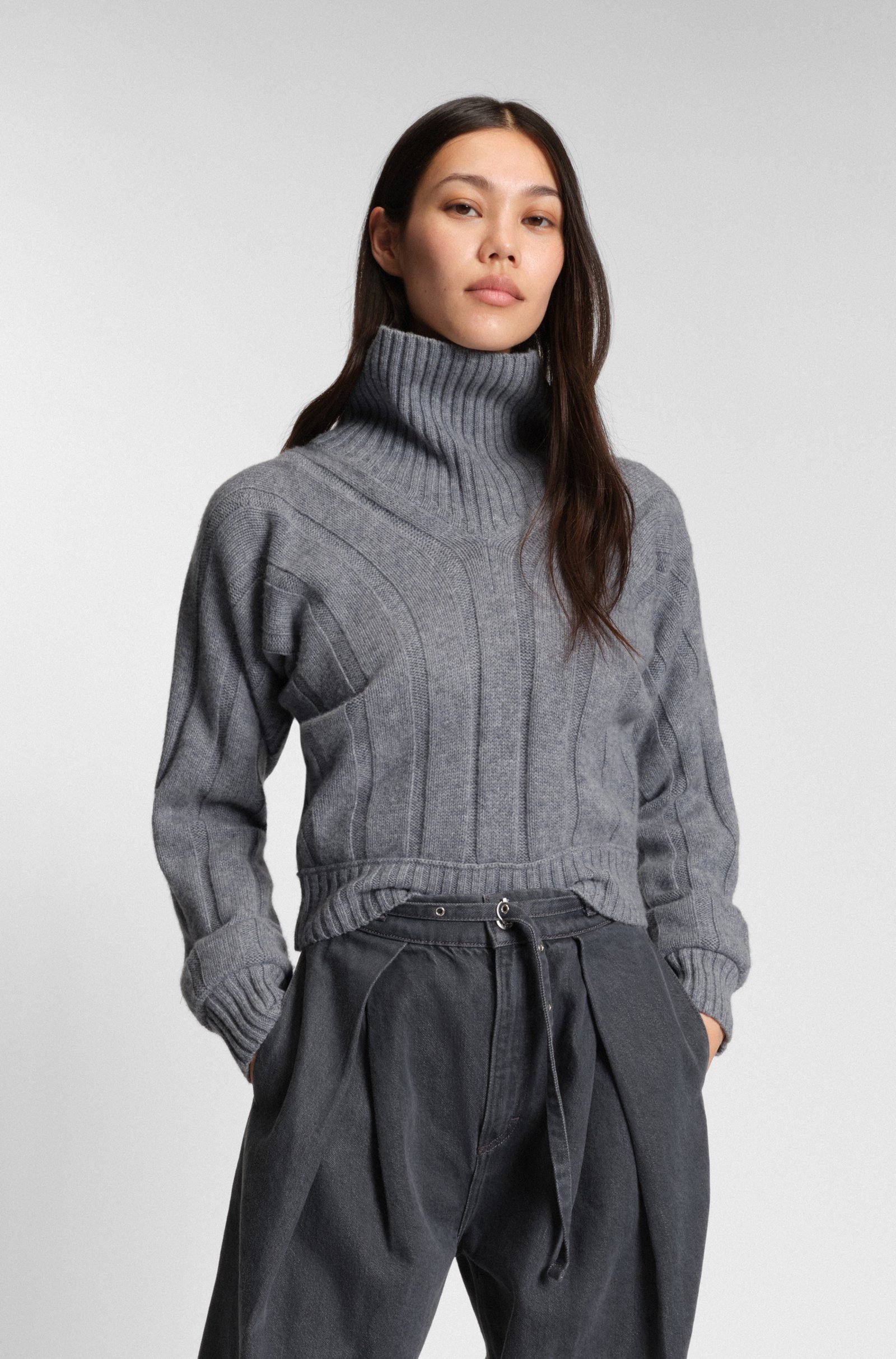 BOSS Strickpullover Fisaniara (1-tlg)