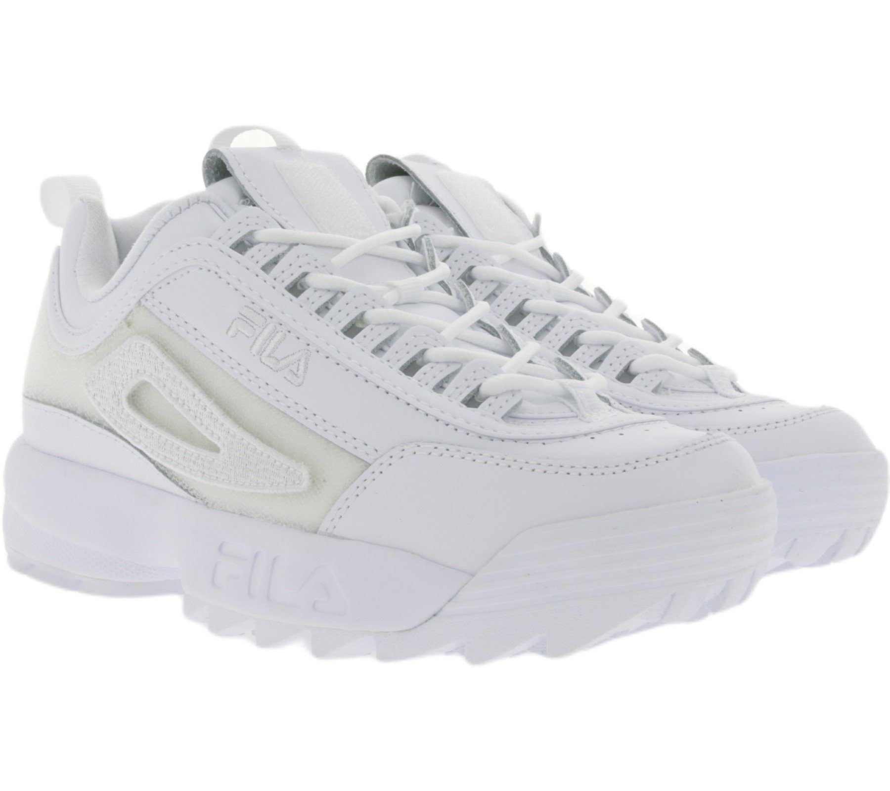 Fila »FILA Damen 90´s Sneaker Retro-Schuhe mit verschiedenen Klett-Patches  Disruptor II Patches Plateau-Schuhe Weiß« Sneaker online kaufen | OTTO