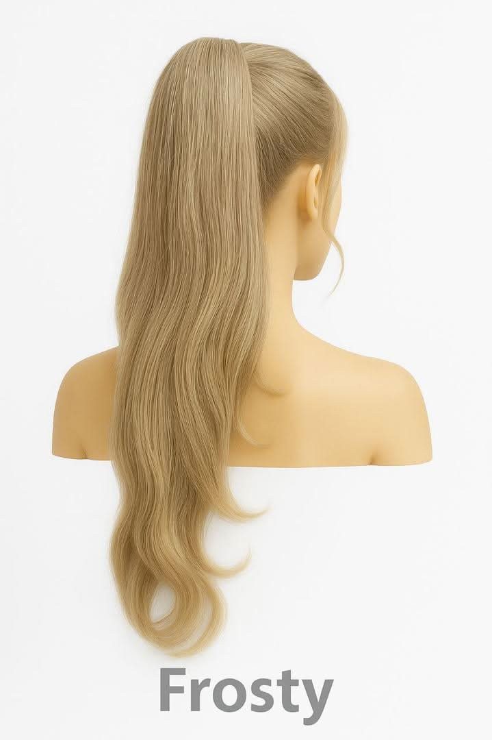 NOGI Kunsthaar-Extension NOGI Stain Elegance, Glatter 60 cm Synthetik-Ponytail für schnelles Volumen.