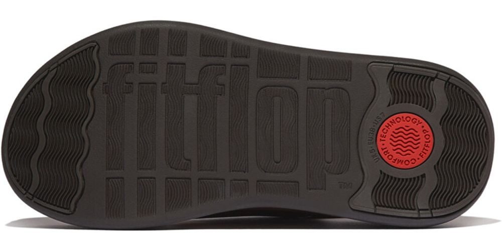 Fitflop F-Mode Stack Suede Back-Strap Toe-Post Sandals Sandale