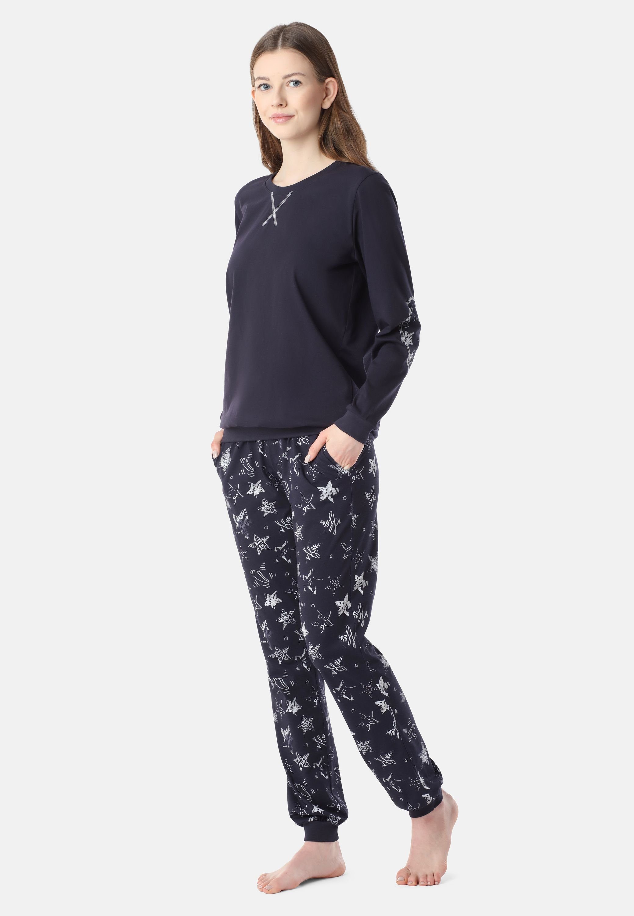 Merry Style Schlafanzug Damen Pyjama MS10-168 aus Baumwolle günstig online kaufen