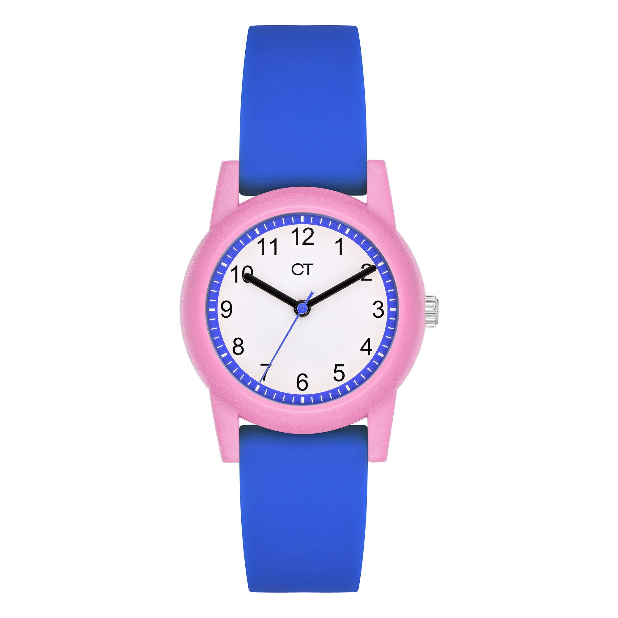 COOL TIME Quarzuhr The Cool Blue Retro CT-0028-PQ, Armbanduhr, Silikonarmband, Kinderuhr, Mädchen, analog