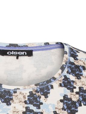 Olsen Rundhalsshirt mit Rundhalsausschnitt