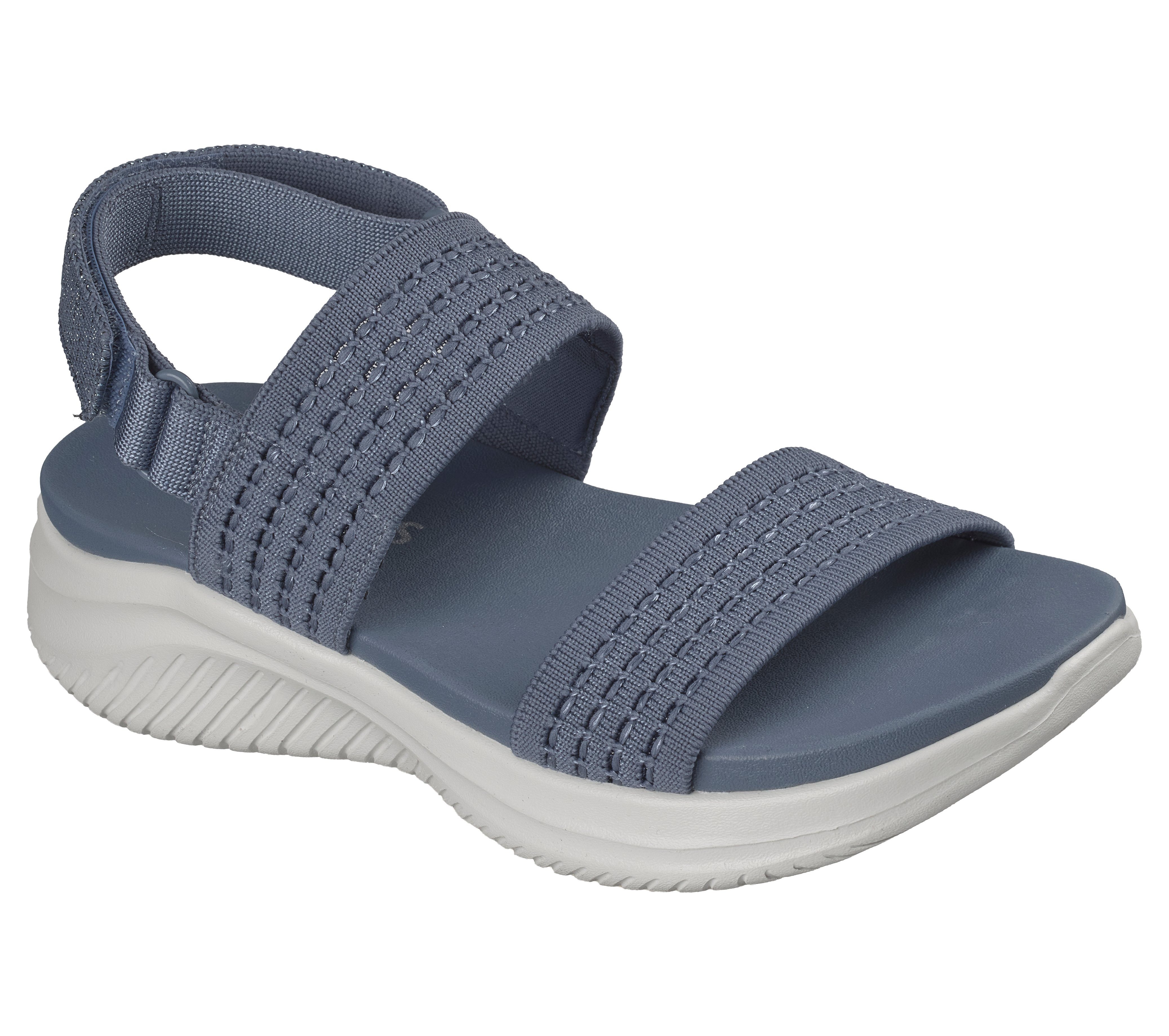 Skechers ULTRA FLEX 3.0 SANDAL Sandale Sommerschuh, Freizeitschuh mit Klettverschluss