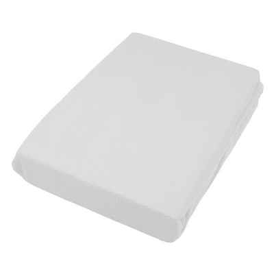 Spannbettlaken Thermo Fleece 90/140/180x200 cm in Weiß, Casa Colori, Mikrofaser, Gummizug: rundum, (1 Stück), Flauschig weich & kuschelig warm