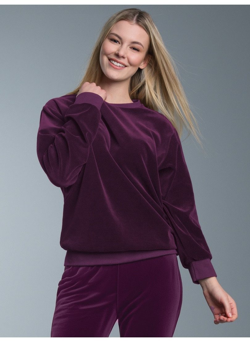 Trigema Sweatshirt TRIGEMA Nicki-Shirt