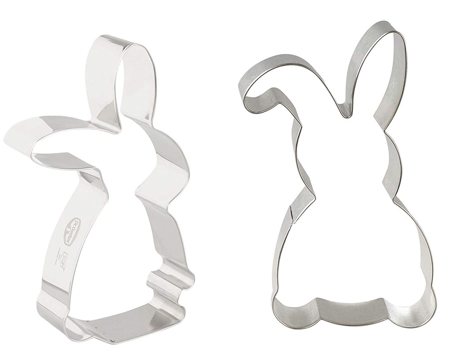 Dr. Oetker Küchenhelfer Ausstechform Ausstecher Set Hase Schlappohr, Keks- und Plätzchenform