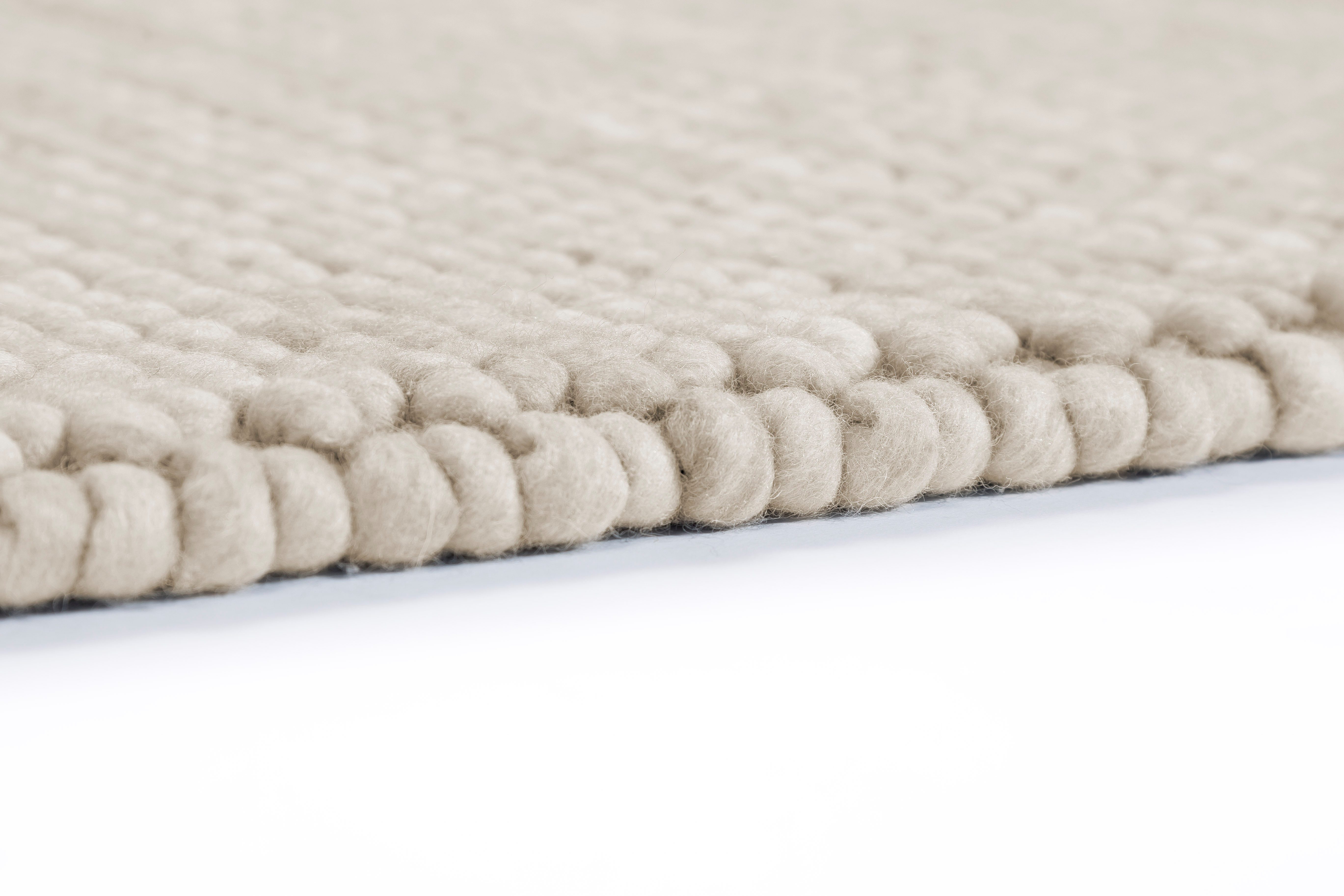 SCHÖNER WOHNEN-Kollektion Wollteppich Poppy 6024, rechteckig, Höhe: 18 mm, hochwertiger Handweb, Wolle, Wohnzimmer, Schöner Wohnen Kollektion