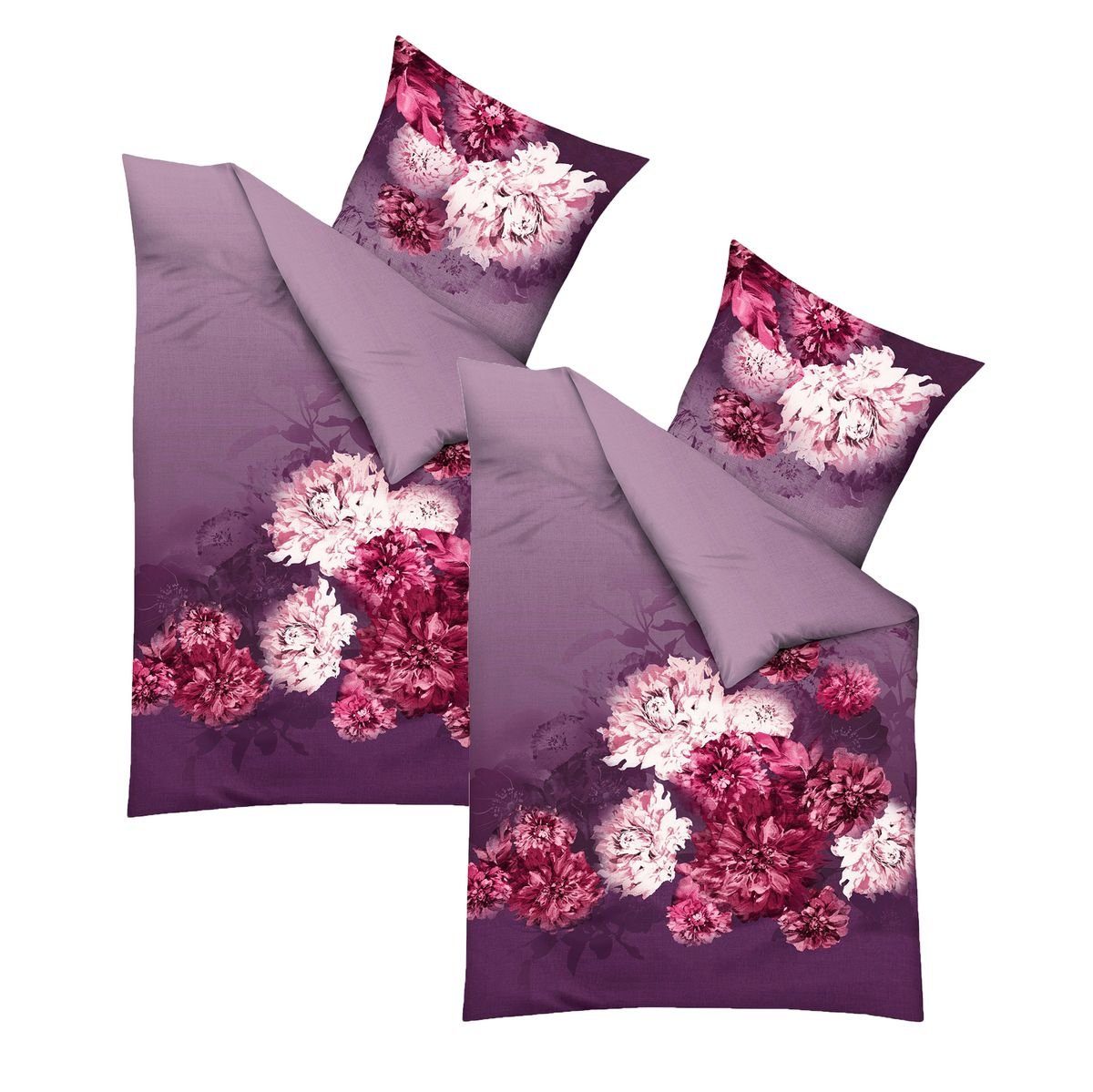 JACK Bettwäsche 4 tlg. JACK by Kaeppel Fein Biber Bettwäsche 135x200cm Flam günstig online kaufen