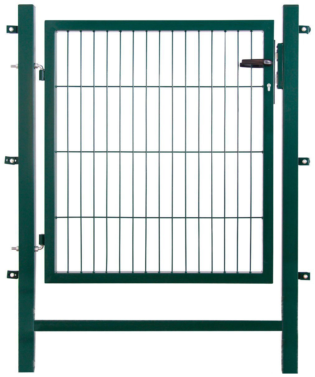 Arvotec Gartentor mit Rahmen für einfache Montage BxH 100x80/100/120cm (Einzeltor/1-flg), UV-beständig, abschließbar, witterungsbeständig