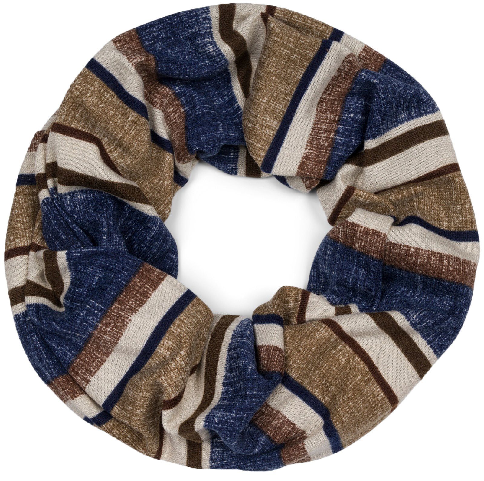 styleBREAKER Loop Feinstrick Loop Schal Streifen, (1-St) günstig online kaufen