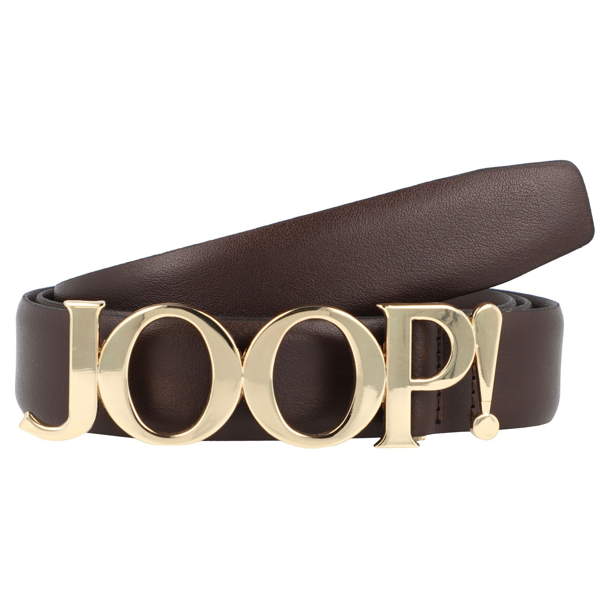 brown Ledergürtel Joop! Koppelverschluss dark