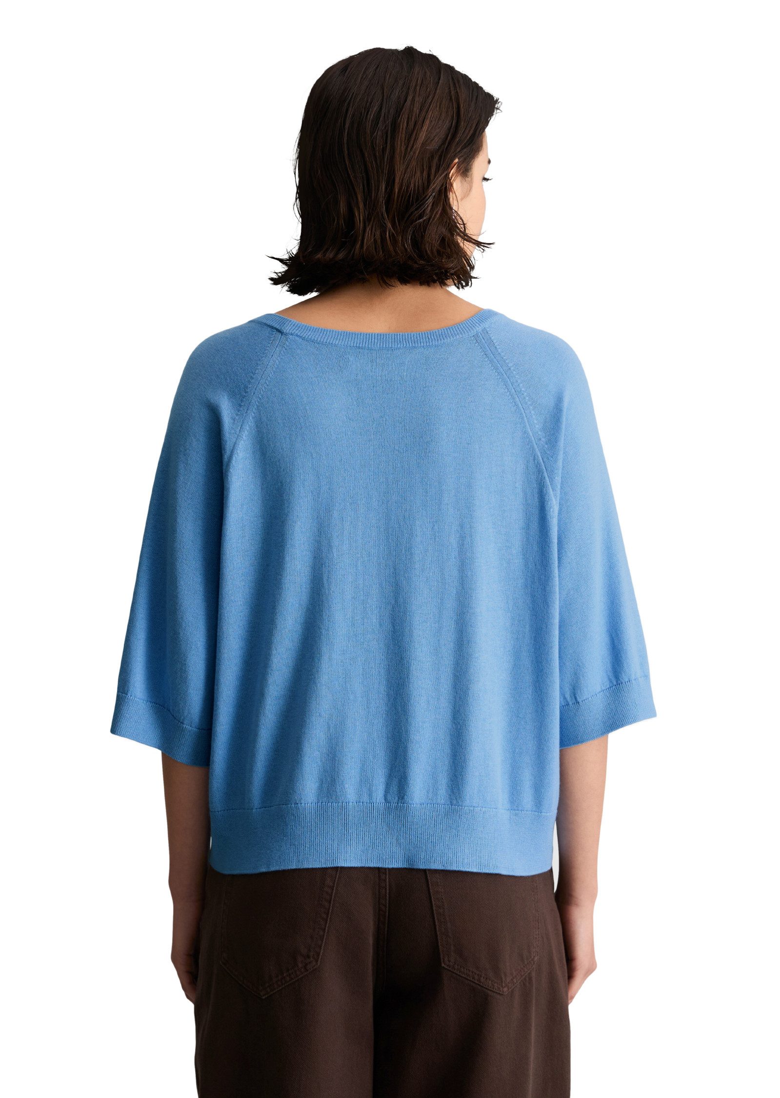 Marc O'Polo DENIM Strickpullover aus weichem Organic-Cotton-Modal-Mix