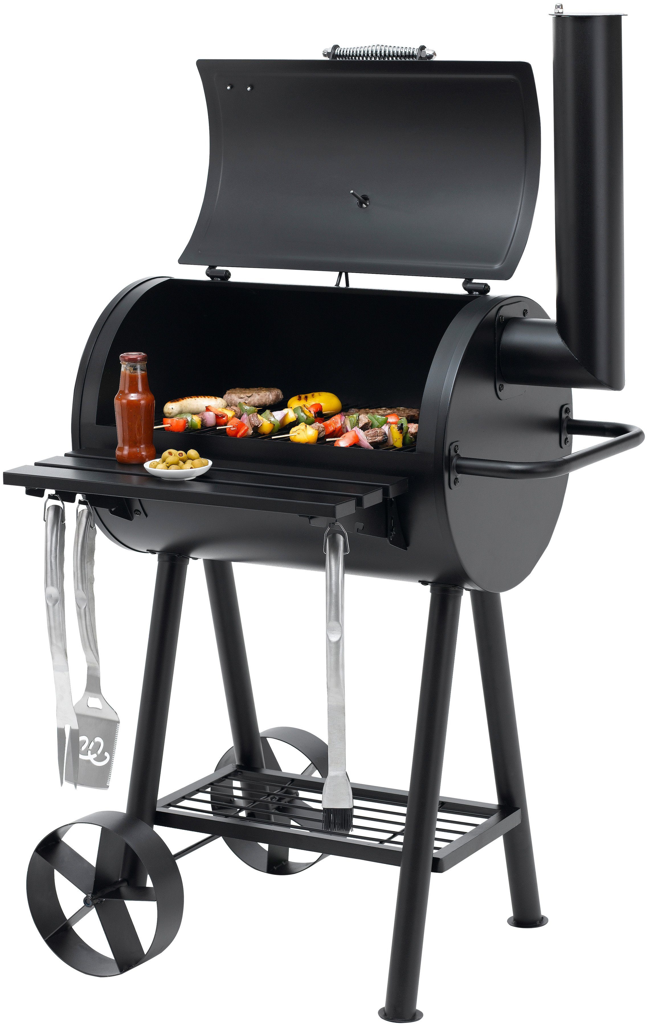 Tepro Holzkohlegrill Berkeley, BxTxH: 86x79x150 cm