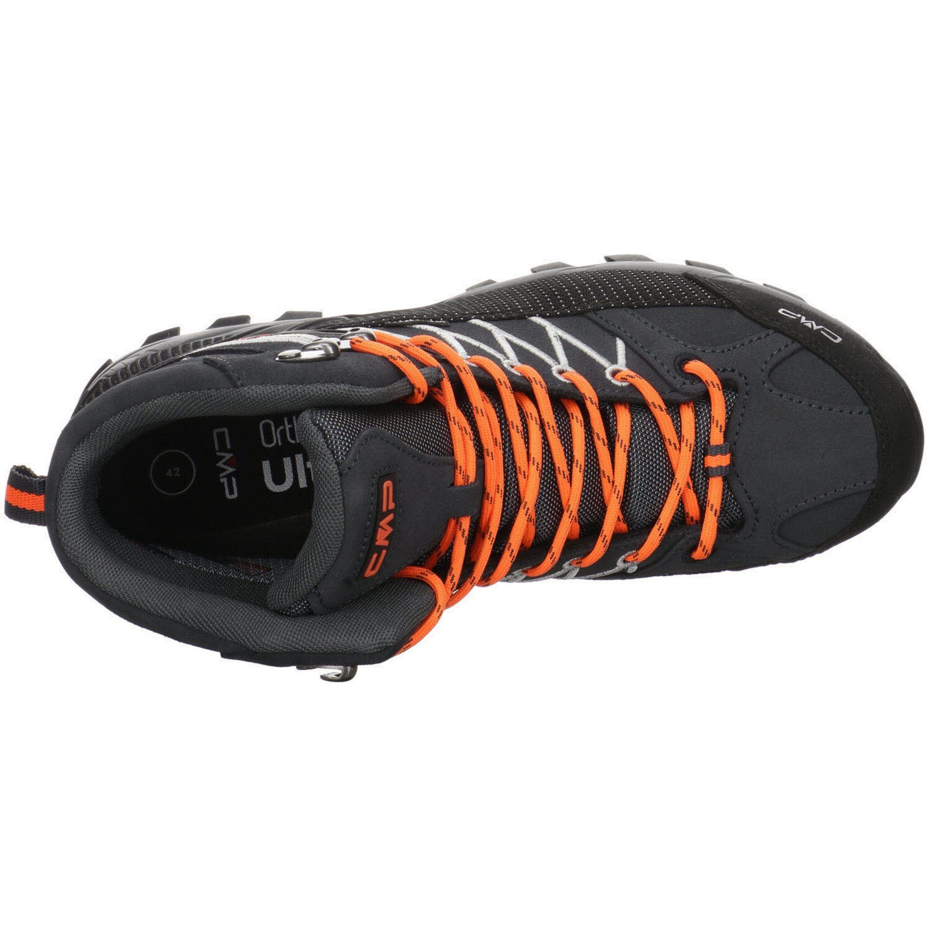 CMP Herren Outdoorschuh Schuhe Leder-/Textilkombination Outdoor 56UE Mid Rigel Outdoorschuh ORANGE ANTRACITE-FLASH
