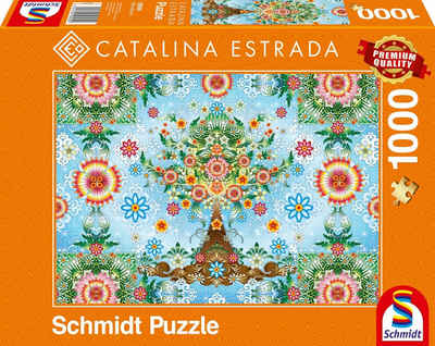 Schmidt Spiele Puzzle Farbenprächtiger Baum, 1000 Puzzleteile