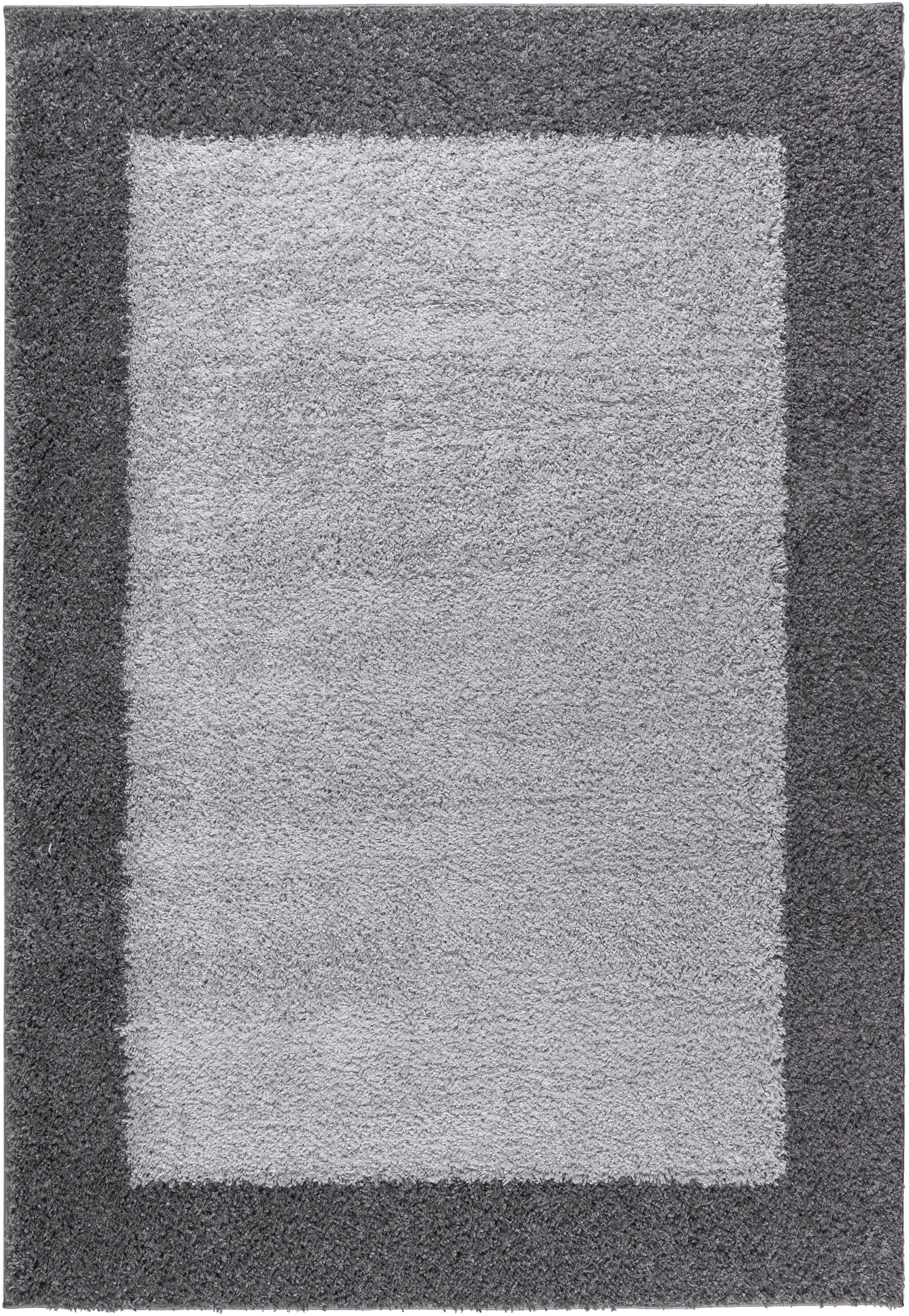 OTTO home Hochflor-Teppich Liams, rechteckig, Höhe: 30 mm, mit Bordüre, bes günstig online kaufen