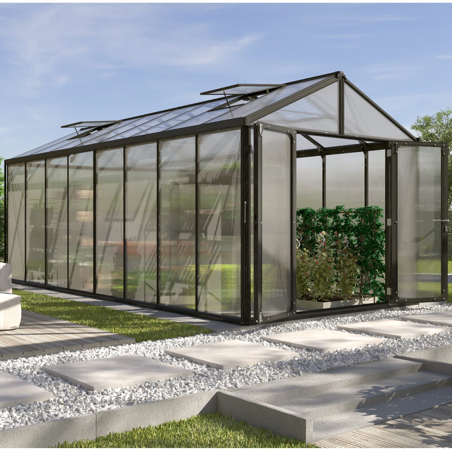 Vitavia Gewächshaus Zeus Comfort 15700,...