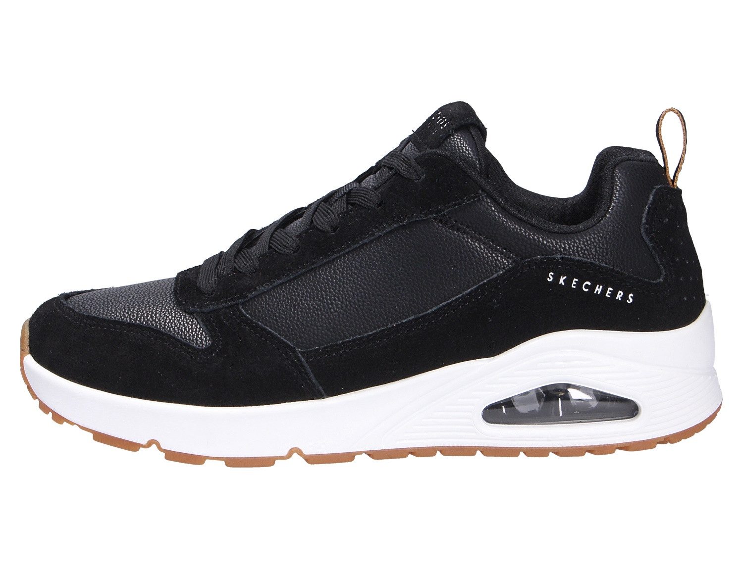 Skechers Uno Stacre Sneaker mit Luftkammernsohle, Freizeitschuh, Halbschuh, Schnürschuh