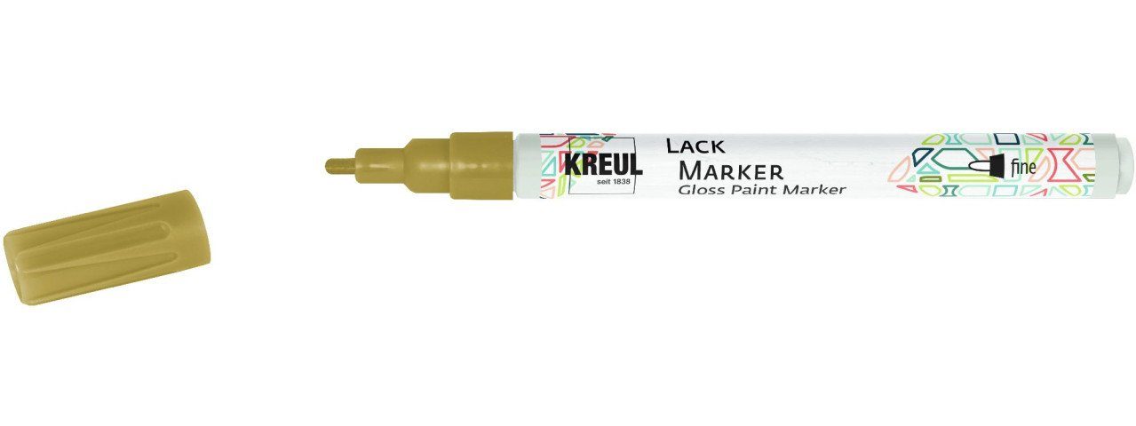 Kreul Künstlerstift Kreul Lack Marker fine gold, 1-2 mm