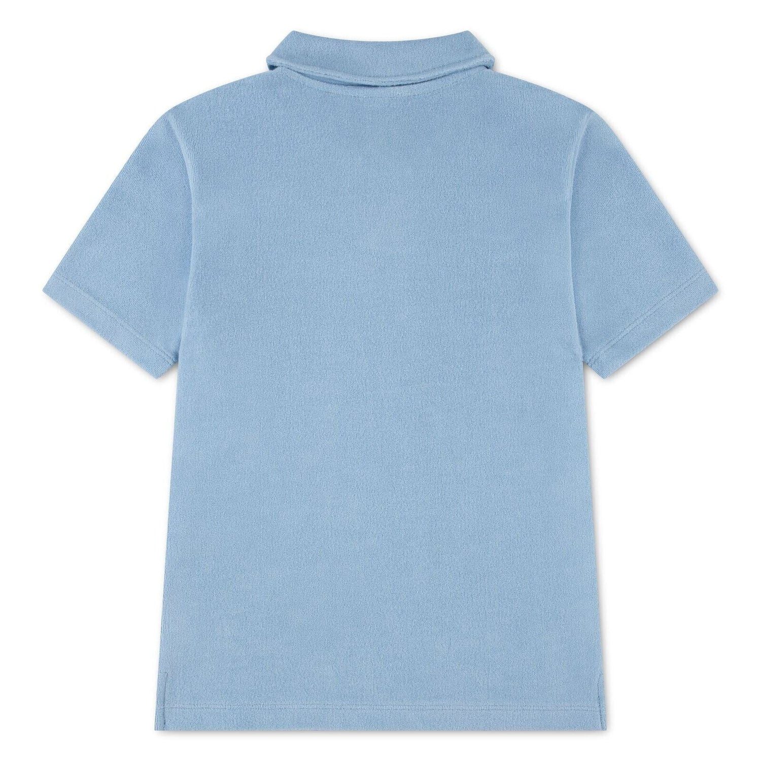 Lacoste Poloshirt Lacoste Kids Terry Polohemd aus Frottee – Hellblau