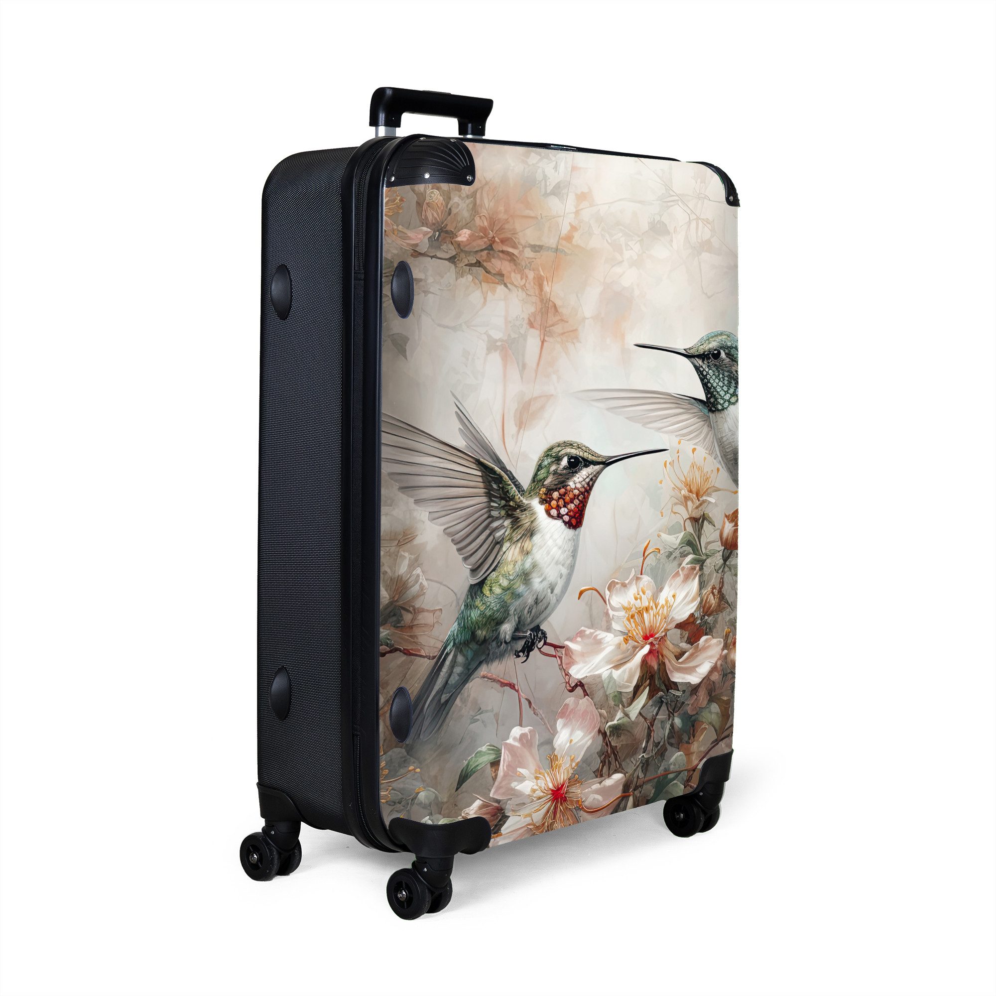 NoBoringSuitcases.com© Hartschalen-Trolley Kolibri - Vögel - günstig online kaufen