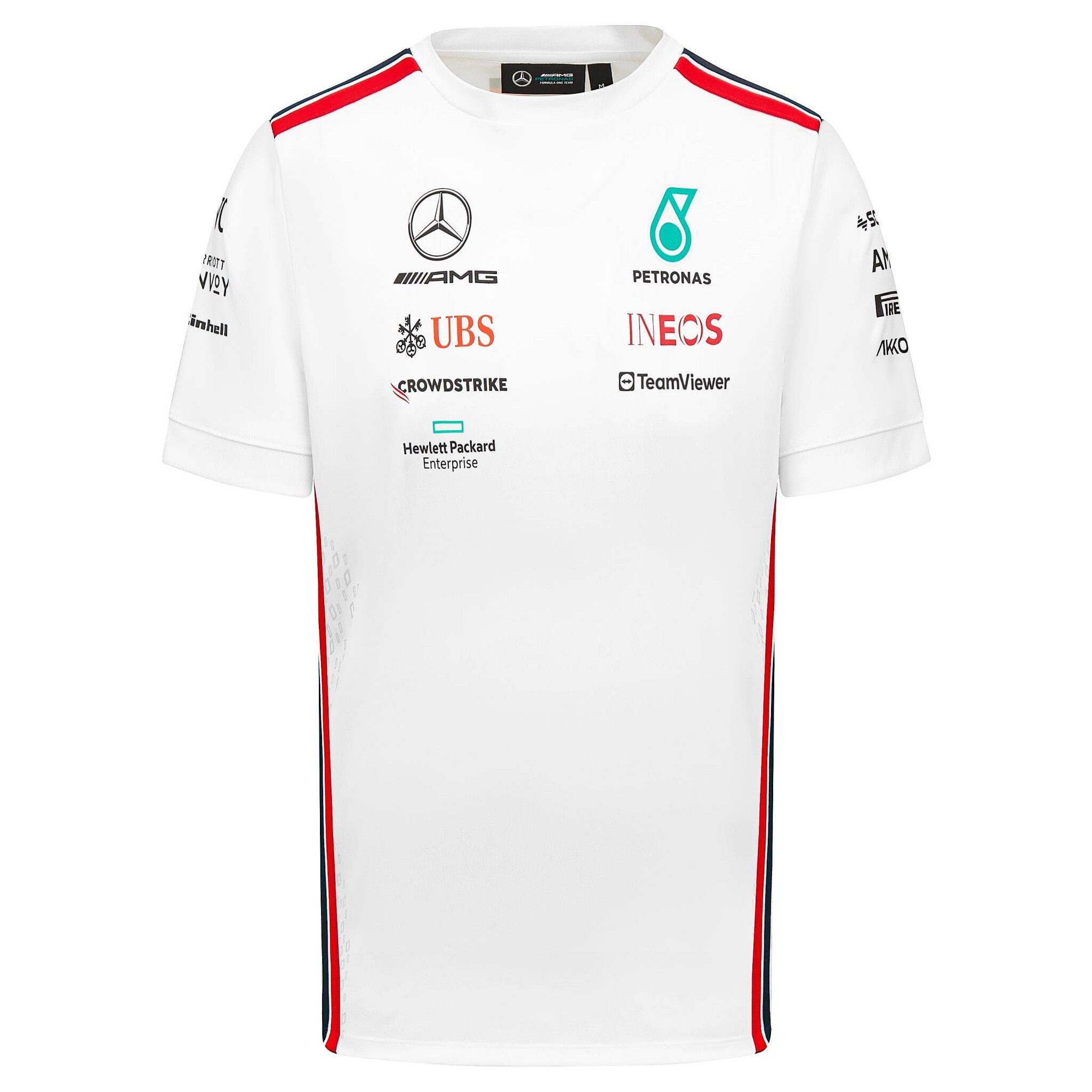 Mercedes AMG Petronas T-Shirt Mercedes AMG Petronas Team T-Shirt 2023 - weiß