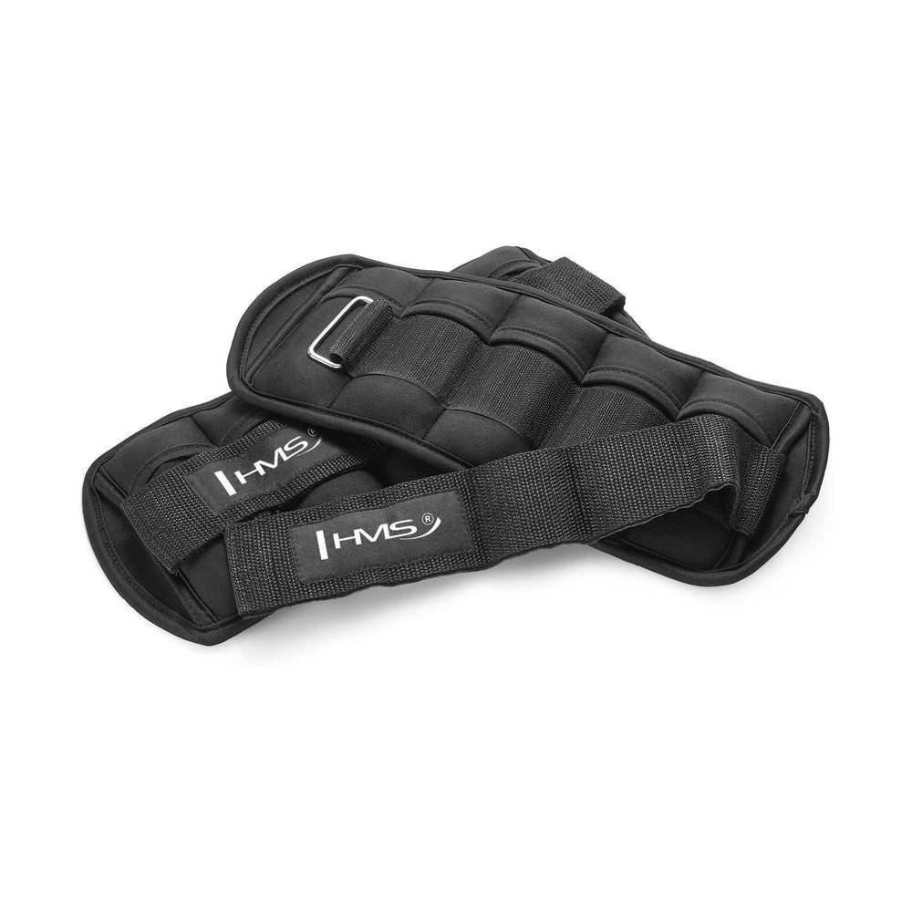 HMS Gewichtsmanschette Fußgewichte Handgelenkgewichte Trainingsgewichte, (Spar-Set), 2 x 1 kg, verstellbar, Neopren, Klett