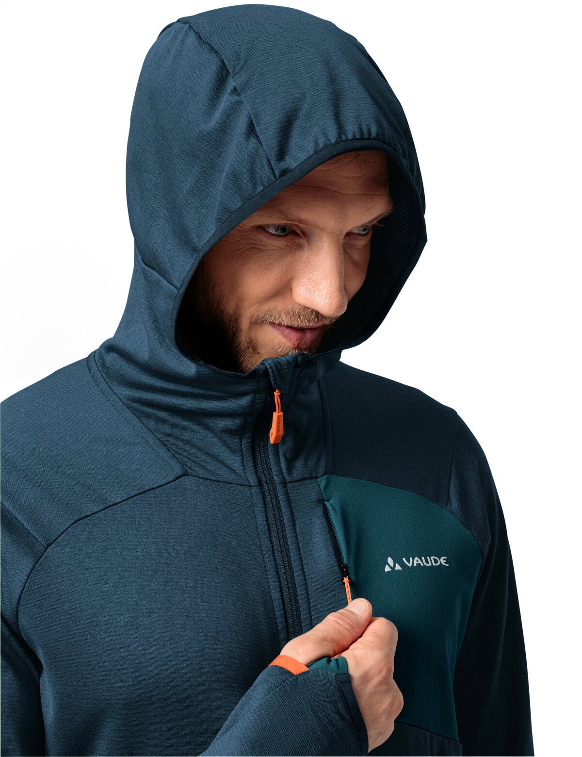sea/green VAUDE Fleece Monviso Outdoorjacke (1-St) dark Jacket II kompensiert Klimaneutral Men's
