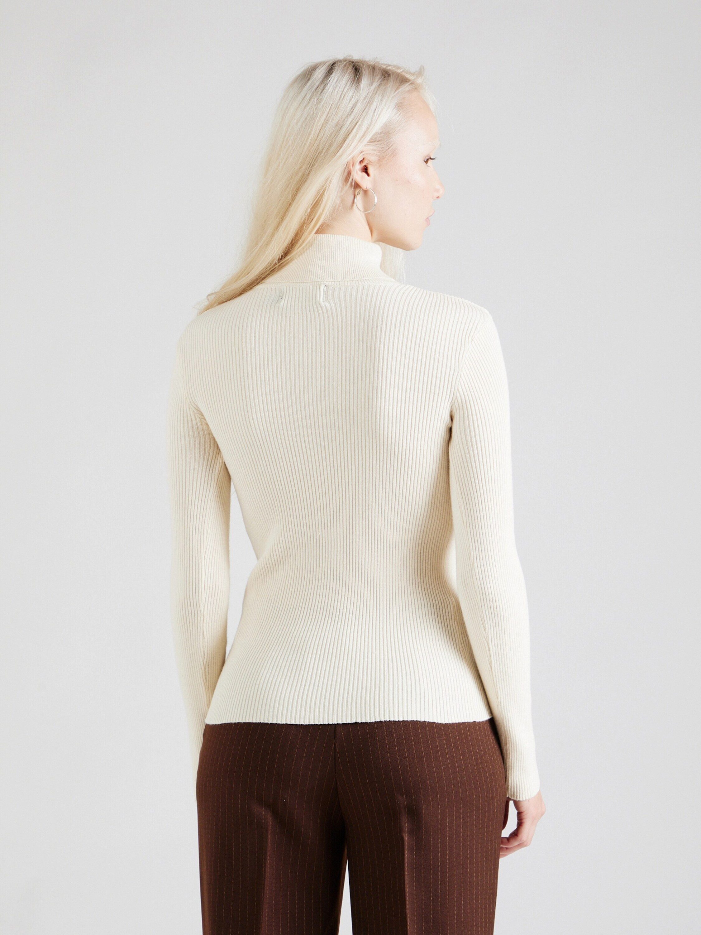 pieces Rollkragenpullover (1-tlg) Plain/ohne Details günstig online kaufen