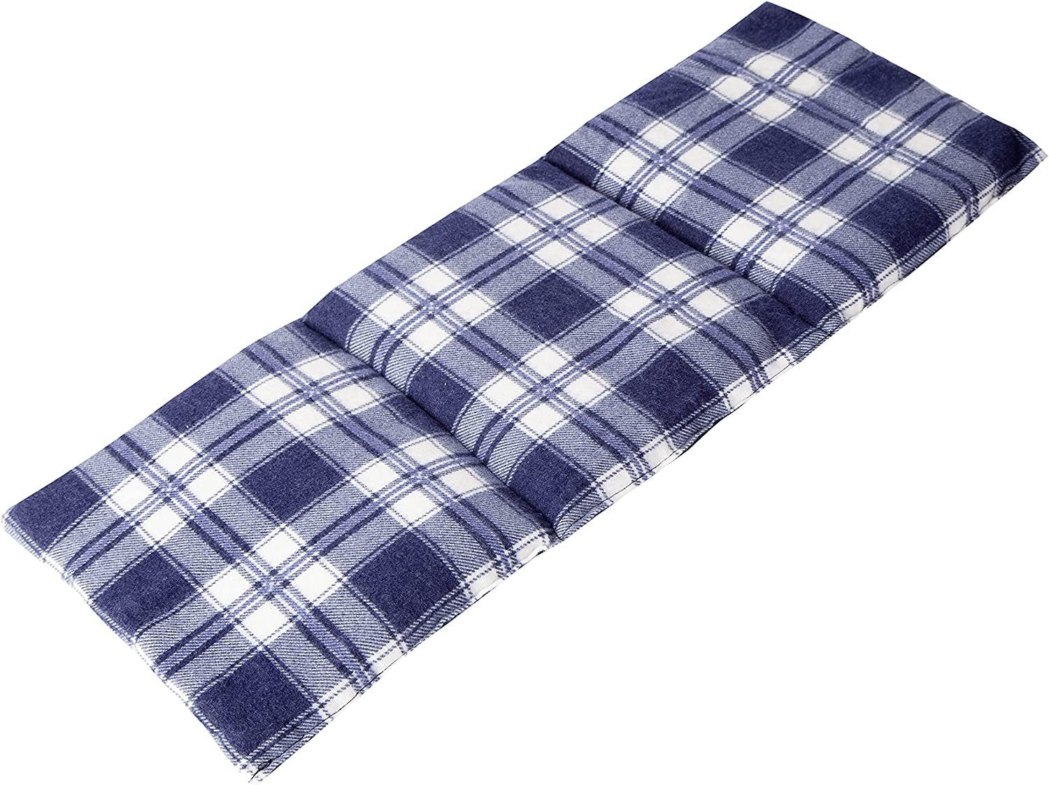 Giraffenland Wärmekissen 3-Kammer Bio-Dinkelkissen 20x50cm - Wärmekissen Kältekissen, Wärme- (Mikrowelle/Backofen) o. Kältekissen (Kühlschrank/Gefriertruhe)
