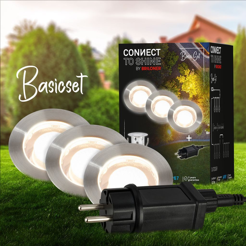 Briloner Leuchten LED Einbaustrahler 3912032, LED fest integriert, 2700K - Extra-Warmweiß