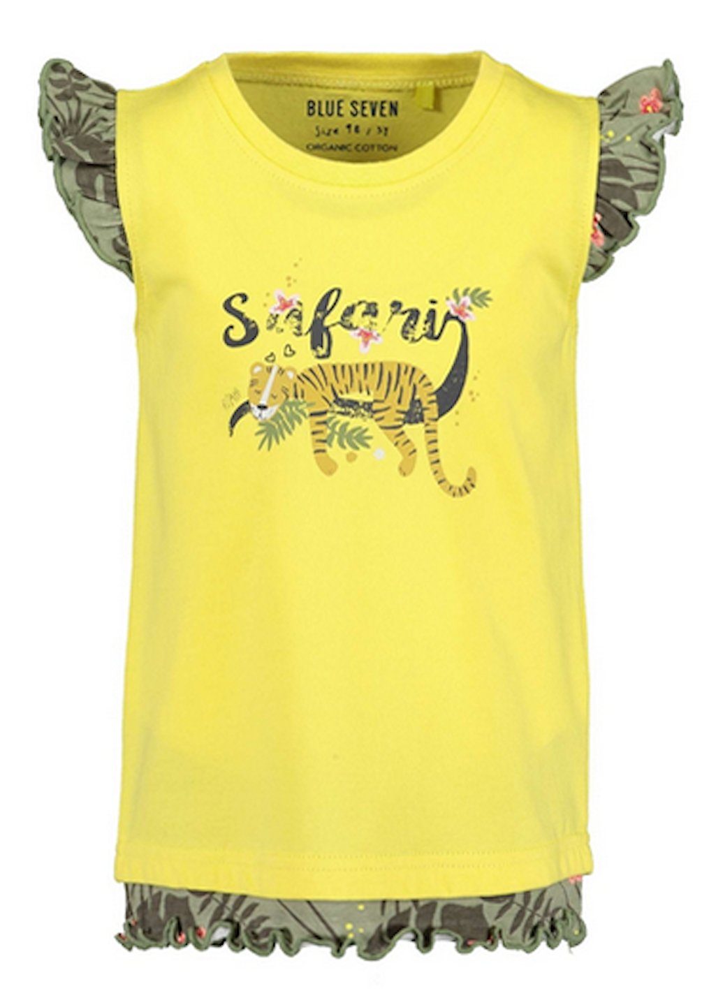 Blue Seven T-Shirt »Blue Seven Mädchen T-Shirt Safari gelb« (1-tlg) online  kaufen | OTTO