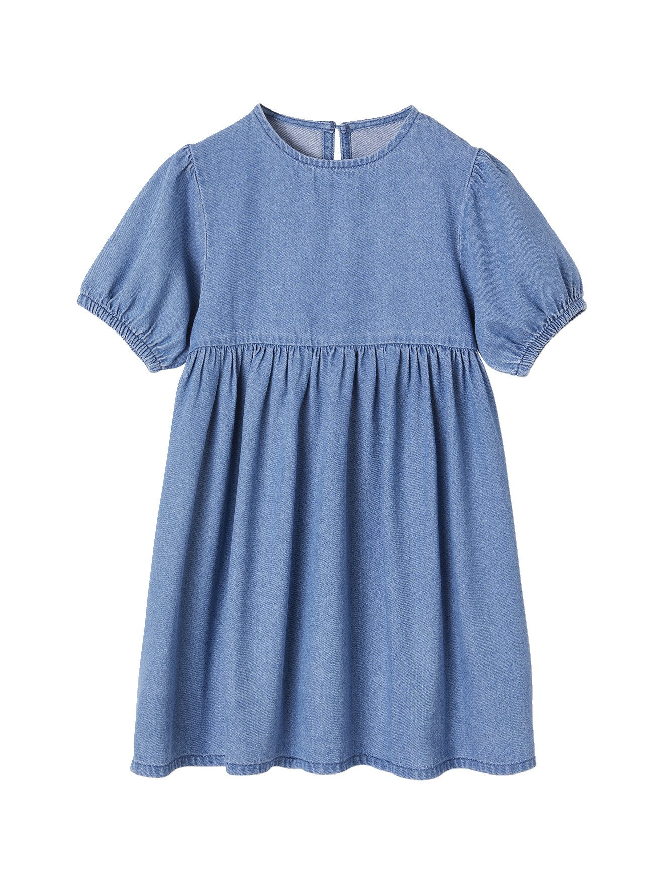 vertbaudet Minikleid Mädchen Jeanskleid