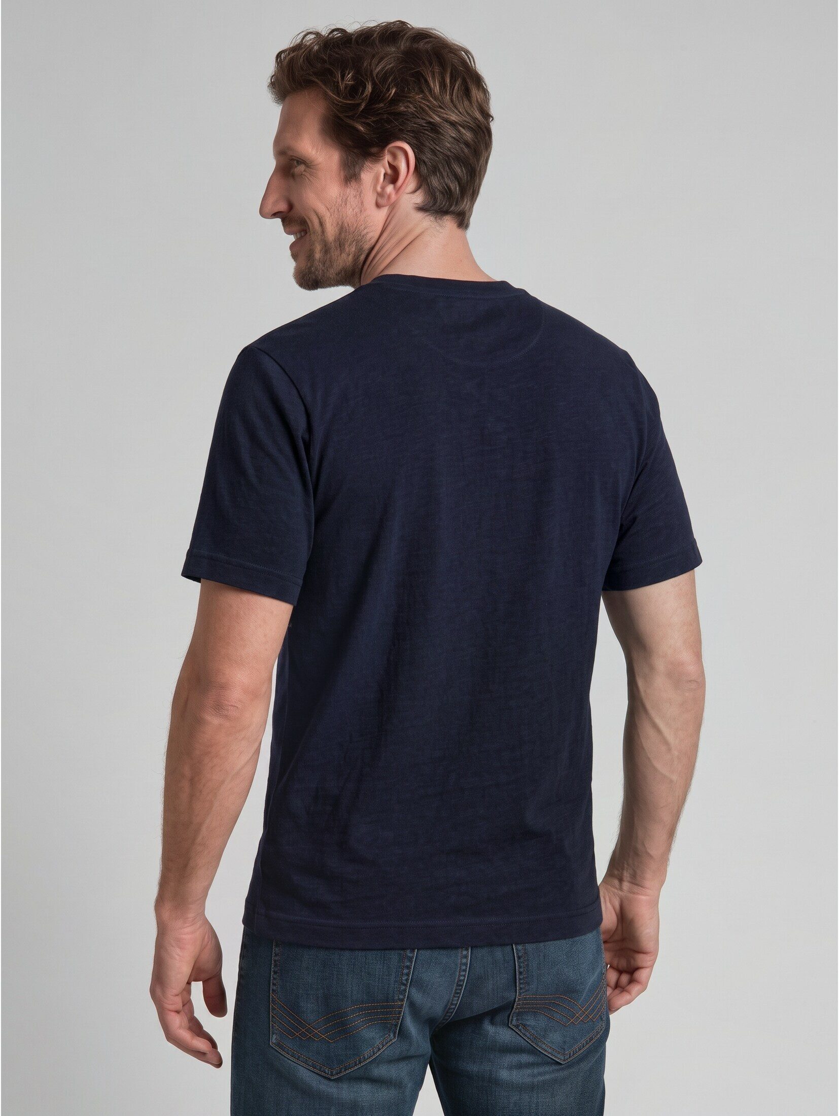 TOM TAILOR T-Shirt T-Shirt (im Einserpack) T-Shirt aus Baumwolle mit Logo-Print – Bild 3 von 5